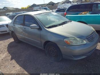  Salvage Toyota Corolla