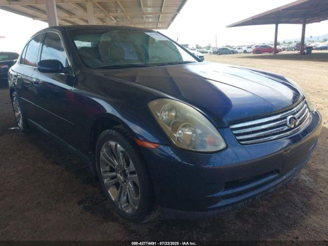  Salvage INFINITI G35