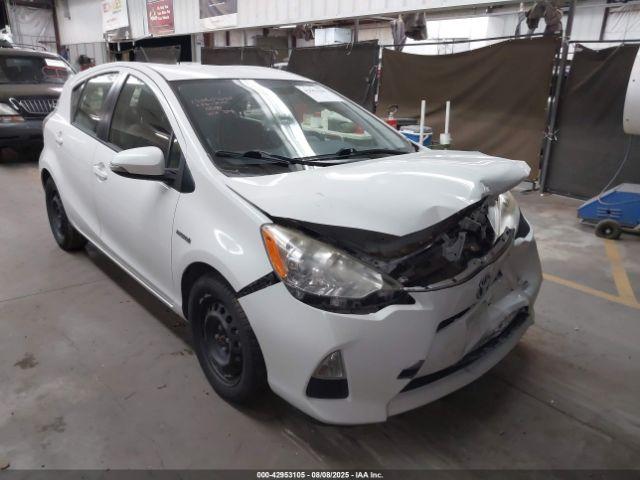  Salvage Toyota Prius c