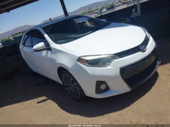  Salvage Toyota Corolla