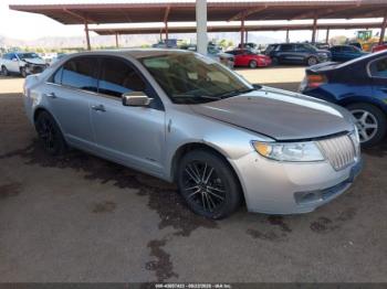  Salvage Lincoln MKZ Hybrid