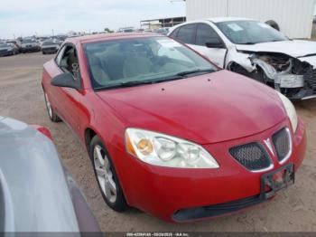  Salvage Pontiac G6