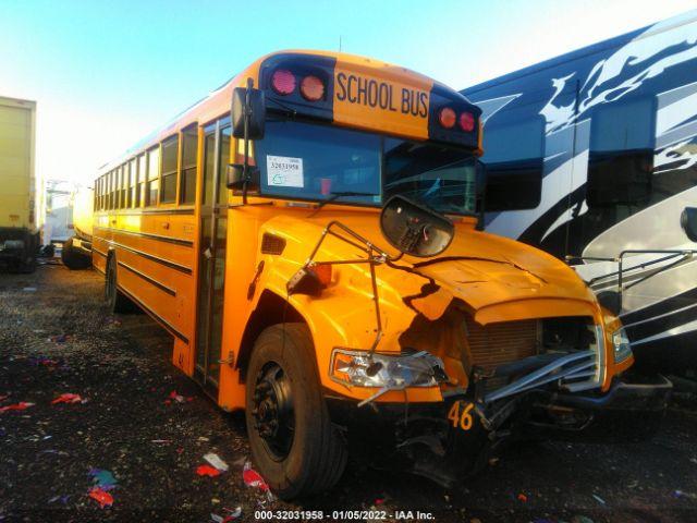  Salvage Blue Bird School Bus   Transit Bus
