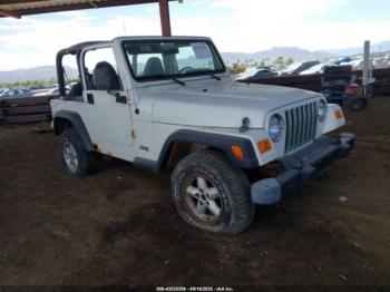  Salvage Jeep Wrangler