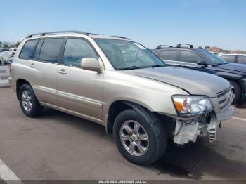  Salvage Toyota Highlander