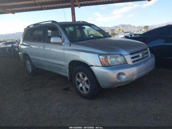  Salvage Toyota Highlander