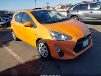  Salvage Toyota Prius c