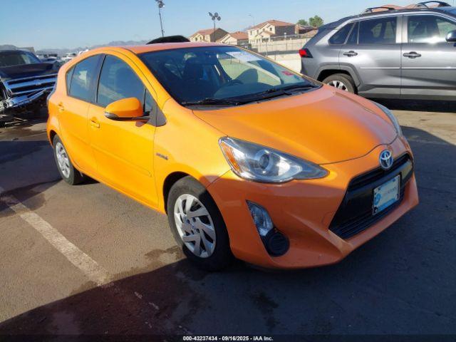  Salvage Toyota Prius c