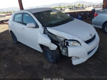  Salvage Toyota Matrix