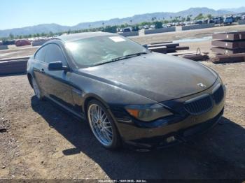  Salvage BMW 6 Series