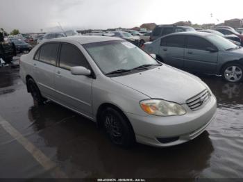  Salvage Toyota Corolla