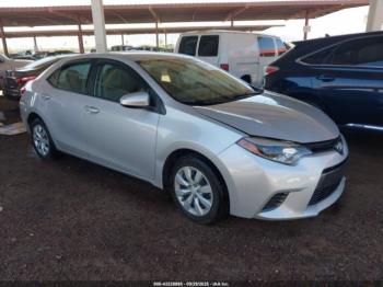  Salvage Toyota Corolla