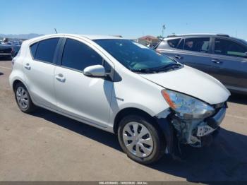 Salvage Toyota Prius c