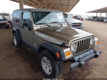  Salvage Jeep Wrangler