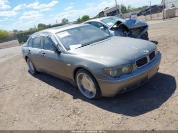  Salvage BMW 7 Series