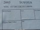 Toyota Camry Le Image 6