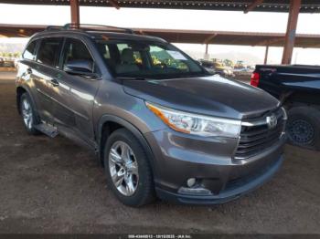  Salvage Toyota Highlander