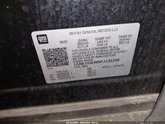 Chevrolet Traverse Awd Lt Cloth Image 4