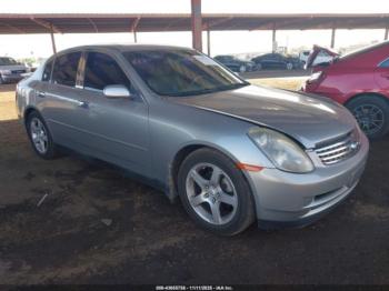  Salvage INFINITI G35
