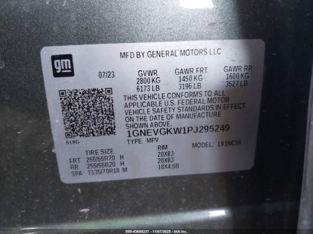 Chevrolet Traverse Awd Lt Cloth Image 5