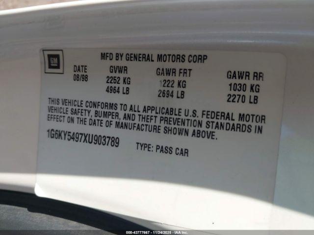 Cadillac Seville Sts Image 8