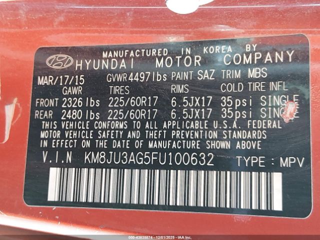 Hyundai TUCSON Se Image 3