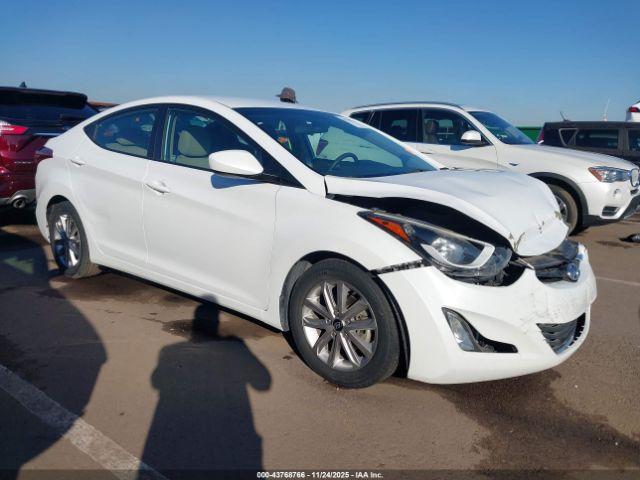  Salvage Hyundai ELANTRA