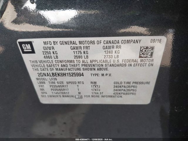 Chevrolet Equinox Ls Image 10