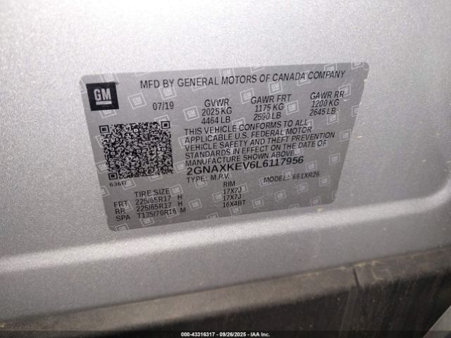 Chevrolet Equinox Fwd Lt 1.5l Turbo Image 14