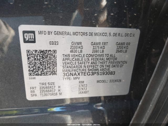 Chevrolet Equinox Awd 2fl Image 10