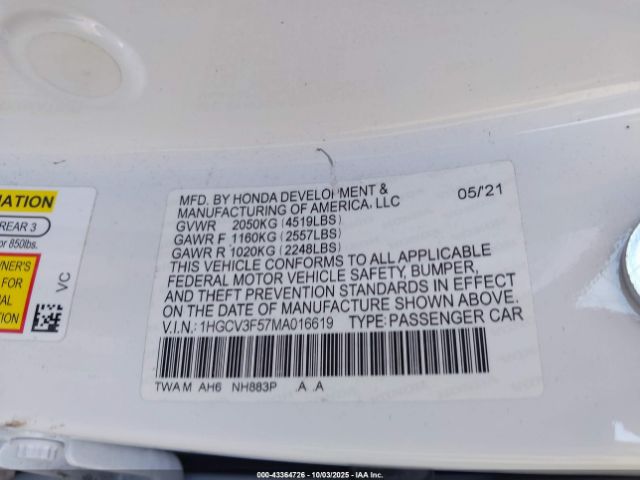 Honda Accord Ex-l Image 16