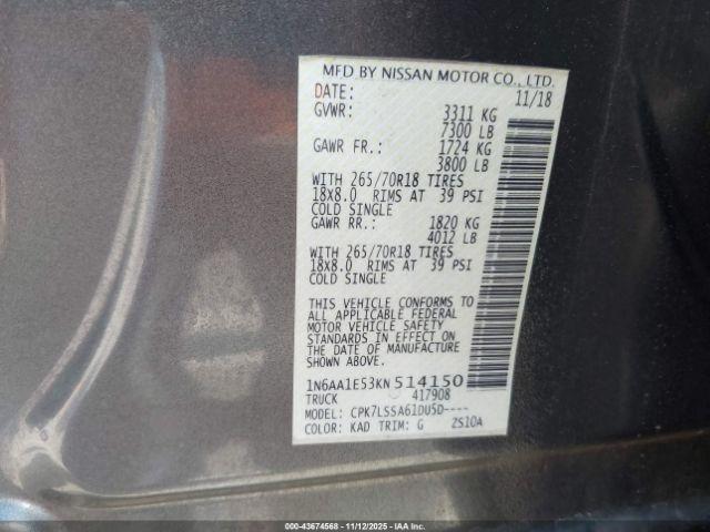 Nissan Titan Sv Image 12