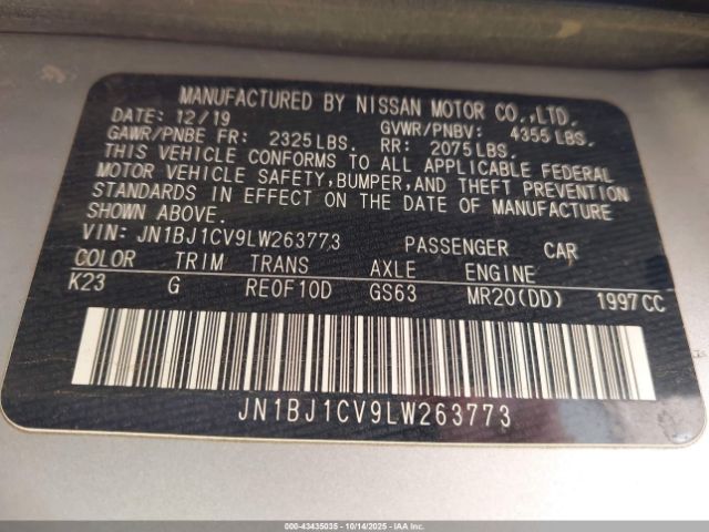 Nissan Rogue S Fwd Xtronic Cvt Image 15