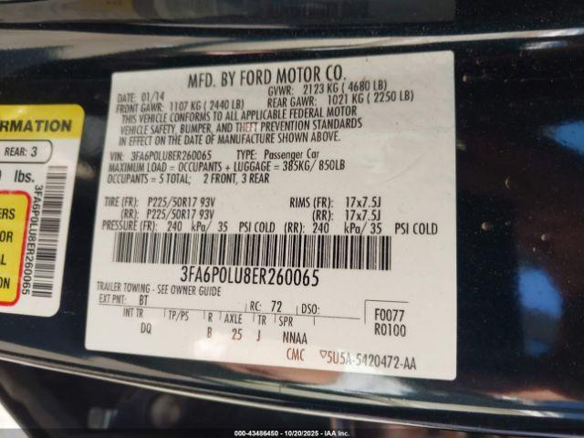 Ford Fusion Se Image 8