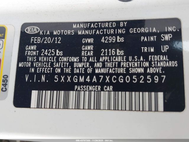 Kia Optima Lx Image 7