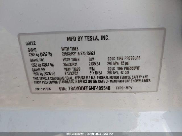 Tesla Model Y Performance Dual Motor All-wheel Drive Image 15