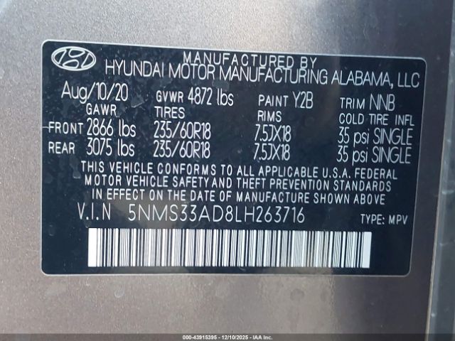 Hyundai SANTA FE Sel Image 16