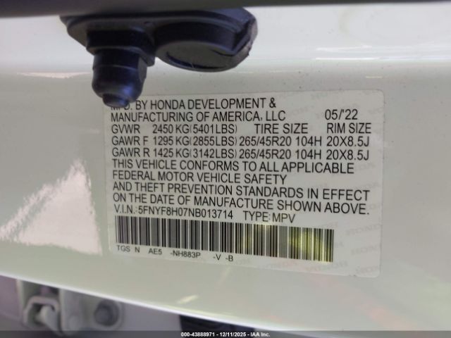 Honda Passport Awd Elite Image 7