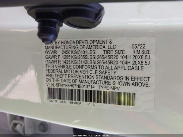 Honda Passport Awd Elite Image 7