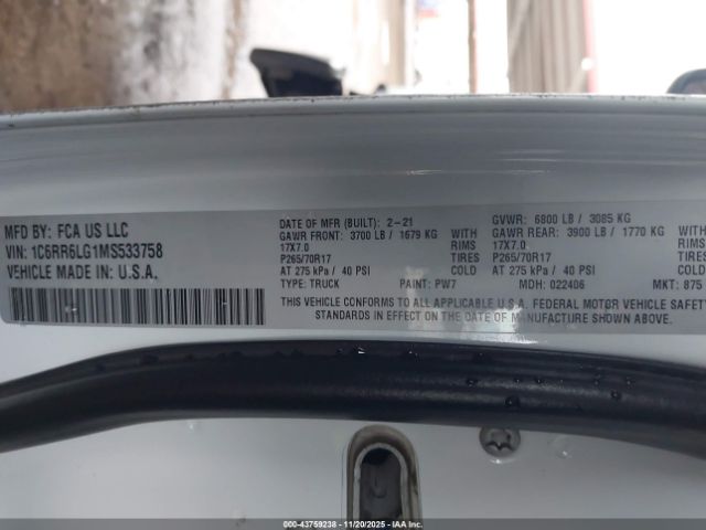 Ram 1500 Slt  4x2 5'7 Box Image 9