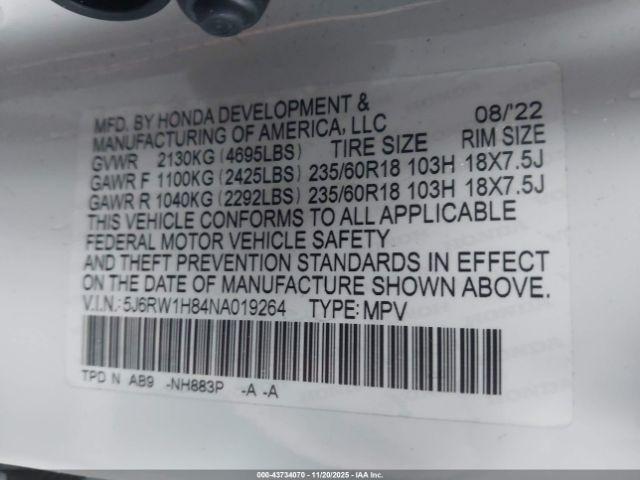 Honda CR-V 2wd Ex-l Image 12