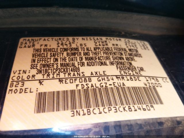 Nissan Versa 1.8 Sl Image 9