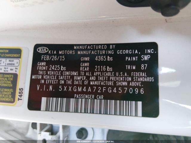 Kia Optima Lx Image 5