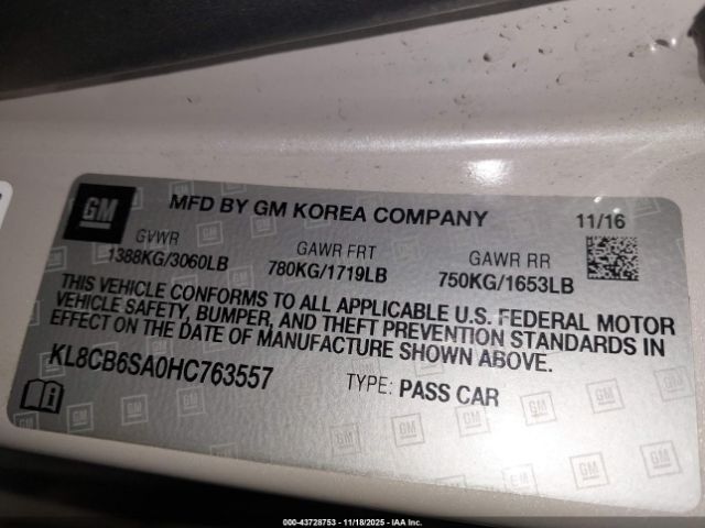 Chevrolet Spark Ls Cvt Image 11