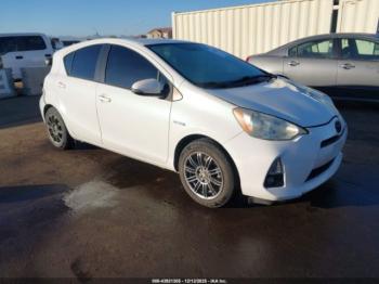  Salvage Toyota Prius c