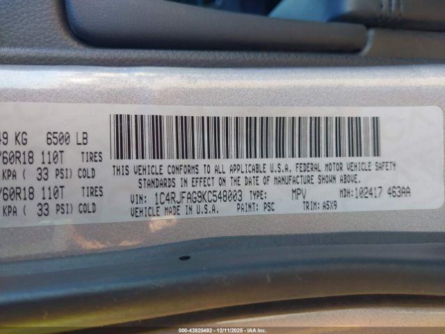 Jeep Grand Cherokee Laredo E 4x4 Image 8