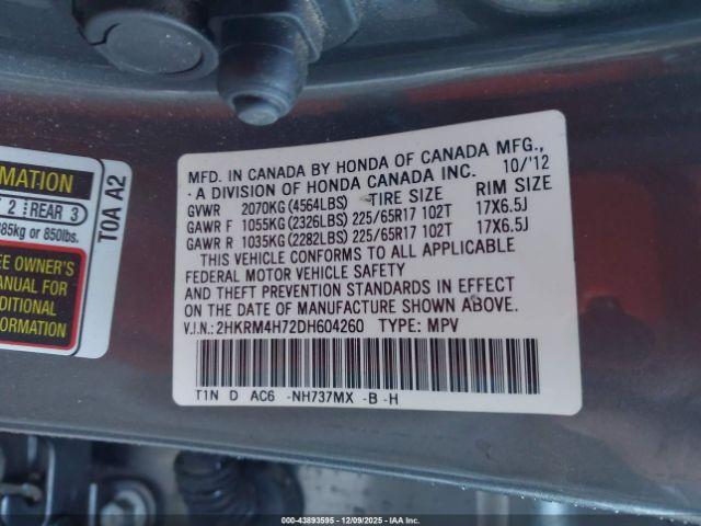 Honda CR-V Ex-l Image 12