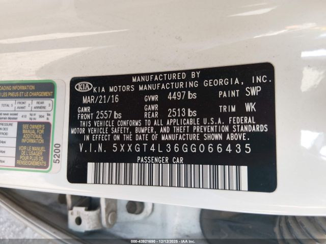 Kia Optima Lx Image 7