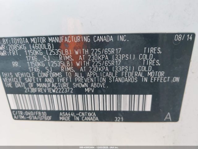 Toyota RAV4 Le Image 11