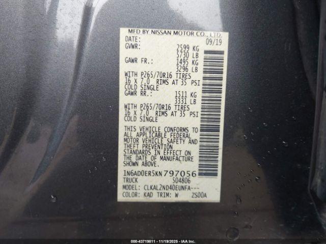 Nissan Frontier Sv Image 12